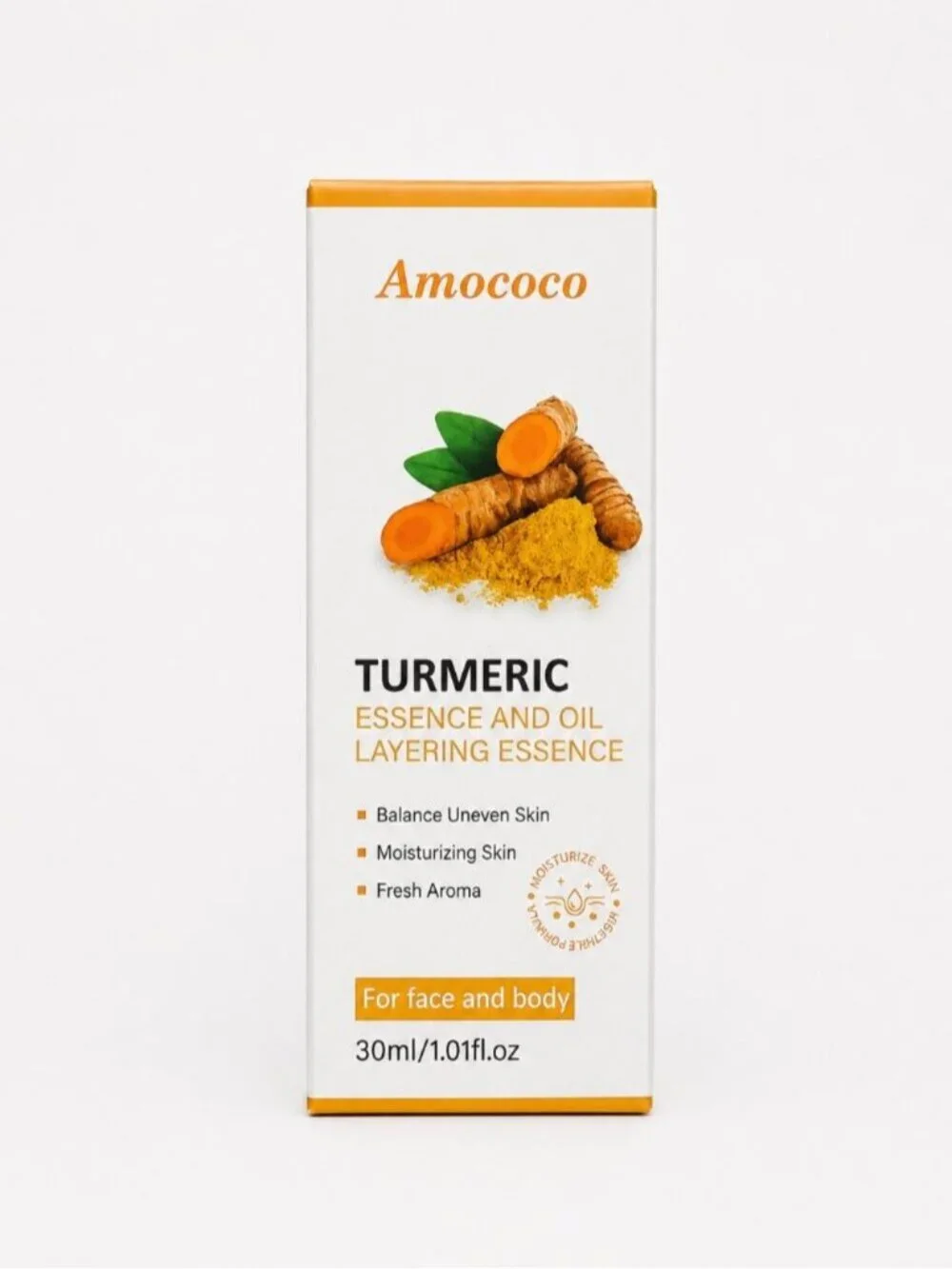 Amococo Turmeric Water & Oil Layered Serum 30ml Vitamin C Hyaluronic Acid